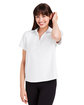 Glyder Ladies' Marbled Fairway Polo white ModelQrt