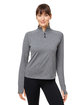 Glyder Ladies' Marbled Jersey Fairway Quarter-Zip  