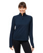 Glyder Ladies' Marbled Jersey Fairway Quarter-Zip  