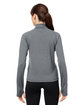 Glyder Ladies' Marbled Jersey Fairway Quarter-Zip carbon marble ModelBack