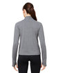 Glyder Ladies' Marbled Jersey Fairway Quarter-Zip ash grey marble ModelBack