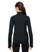 Glyder Ladies' Marbled Jersey Fairway Quarter-Zip black marble ModelBack