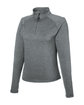 Glyder Ladies' Marbled Jersey Fairway Quarter-Zip carbon marble OFQrt