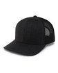 Pacific Headwear Herringbone Trucker Cap chrl/ blk/ chrl ModelQrt