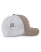 Pacific Headwear Herringbone Trucker Cap kha/ wht/ kha ModelSide