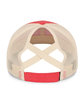 Pacific Headwear Ladies' Ponytail Cap crl/ beige/ crl ModelBack