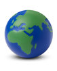 Prime Line Globe Earth Shape Stress Ball blue ModelBack