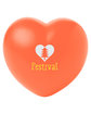 Prime Line Heart Shape Stress Ball orange DecoFront