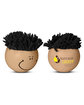 MopToppers Smiling Multicultural Stress Ball black DecoFront