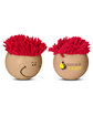 MopToppers Smiling Multicultural Stress Ball red DecoFront