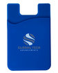 Prime Line Econo Silicone Mobile Cell Phone Wallet blue DecoFront