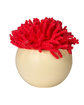 MopToppers Smiling Multicultural Stress Ball red ModelBack