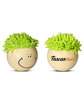 MopToppers Smiling Multicultural Stress Ball lime green DecoFront