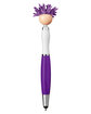 MopToppers Multicultural Screen Cleaner With Stylus Pen purple ModelBack