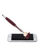 MopToppers Multicultural Screen Cleaner With Stylus Pen burgundy ModelSide