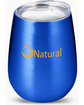 Prime Line 10oz Stemless Insulated Wine Tumbler With Lid blue DecoFront