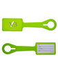 Prime Line Silicone Luggage Tag lime green DecoFront