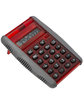 Prime Line Robot Series Calculator translucent red ModelQrt