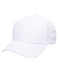 Outdoor Cap Structured Solid Back Hat white ModelQrt