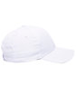 Outdoor Cap Structured Solid Back Hat white ModelSide