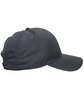 Outdoor Cap Structured Solid Back Hat graphite ModelSide