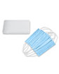 Prime Line Mask Set In Clear Frosted Case light blue ModelSide