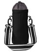 Prime Line Academy Eco-Friendly Water Bottle Bag with Storage Pocket black ModelBack