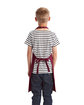 Artisan Collection by Reprime Youth Recycled Apron burgundy ModelBack