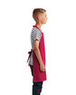 Artisan Collection by Reprime Youth Recycled Apron hot pink ModelSide