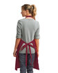 Artisan Collection by Reprime Unisex 'Colours' Recycled Bib Apron burgundy ModelBack