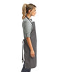 Artisan Collection by Reprime Unisex 'Colours' Recycled Bib Apron dark grey ModelSide