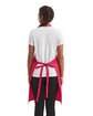 Artisan Collection by Reprime Unisex 'Colours' Recycled Bib Apron with Pocket hot pink ModelBack