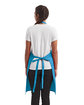 Artisan Collection by Reprime Unisex 'Colours' Recycled Bib Apron with Pocket turquoise ModelBack