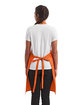 Artisan Collection by Reprime Unisex 'Colours' Recycled Bib Apron with Pocket orange ModelBack