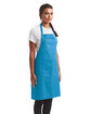 Artisan Collection by Reprime Unisex 'Colours' Recycled Bib Apron with Pocket turquoise ModelQrt