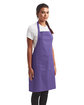 Artisan Collection by Reprime Unisex 'Colours' Recycled Bib Apron with Pocket purple ModelQrt