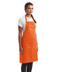 Artisan Collection by Reprime Unisex 'Colours' Recycled Bib Apron with Pocket orange ModelQrt