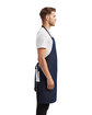 Artisan Collection by Reprime Unisex 'Colours' Recycled Bib Apron with Pocket indigo denim ModelSide
