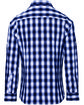Artisan Collection by Reprime Ladies' Mulligan Check Long-Sleeve Cotton Shirt white/ navy OFBack