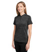 Spyder Ladies' Mission Blade Collar Polo black jaspe ModelQrt