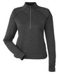 Spyder Ladies' Mission Half-Zip black jaspe OFFront