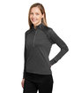 Spyder Ladies' Mission Half-Zip black jaspe ModelQrt