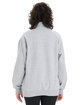 Champion Unisex Powerblend Quarter-Zip Pullover light steel ModelBack