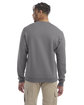 Champion Adult Powerblend Crewneck Sweatshirt stone gray ModelBack