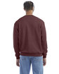 Champion Adult Powerblend Crewneck Sweatshirt maroon heather ModelBack