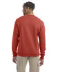 Champion Adult Powerblend Crewneck Sweatshirt red river clay ModelBack