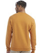 Champion Adult Powerblend Crewneck Sweatshirt gold glint ModelBack