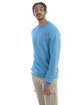 Champion Adult Powerblend Crewneck Sweatshirt blue lagoon ModelQrt