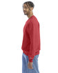 Champion Adult Powerblend Crewneck Sweatshirt scarlet heather ModelSide
