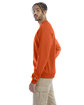 Champion Adult Powerblend Crewneck Sweatshirt orange ModelSide
